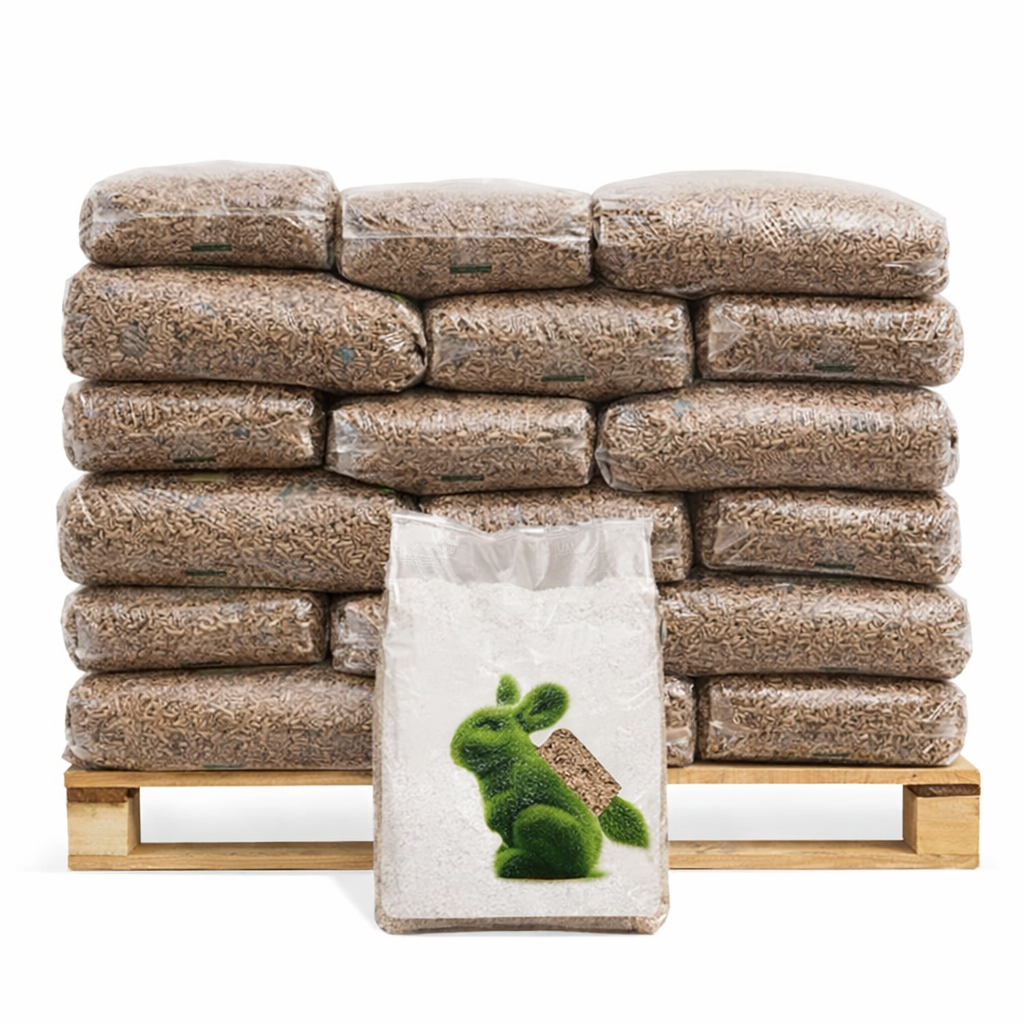 Palet Of 42 Bags of BIOFORESTAL Pellet