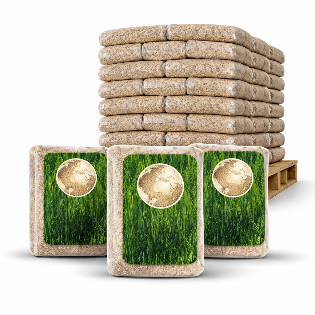 NATURALET Holzpellets ENplus A1 – 1 Palette (35 Säcke à 15 kg)