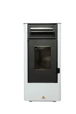 Pelletheizung, 9 kW, Weiß