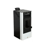 Pelletheizung, 9 kW, Weiß
